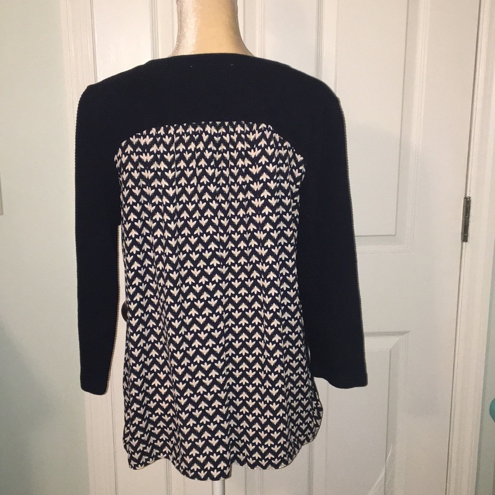 LOFT Navy Blue Top